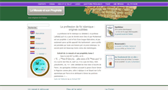 Desktop Screenshot of lemessieetsonprophete.com